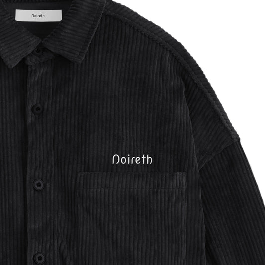 Noireth Corduroy Shirt Jacket black image