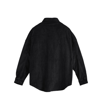 Noireth Corduroy Shirt Jacket black image