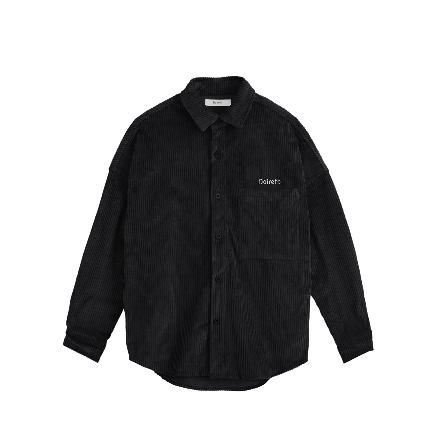 Noireth Corduroy Shirt Jacket black image