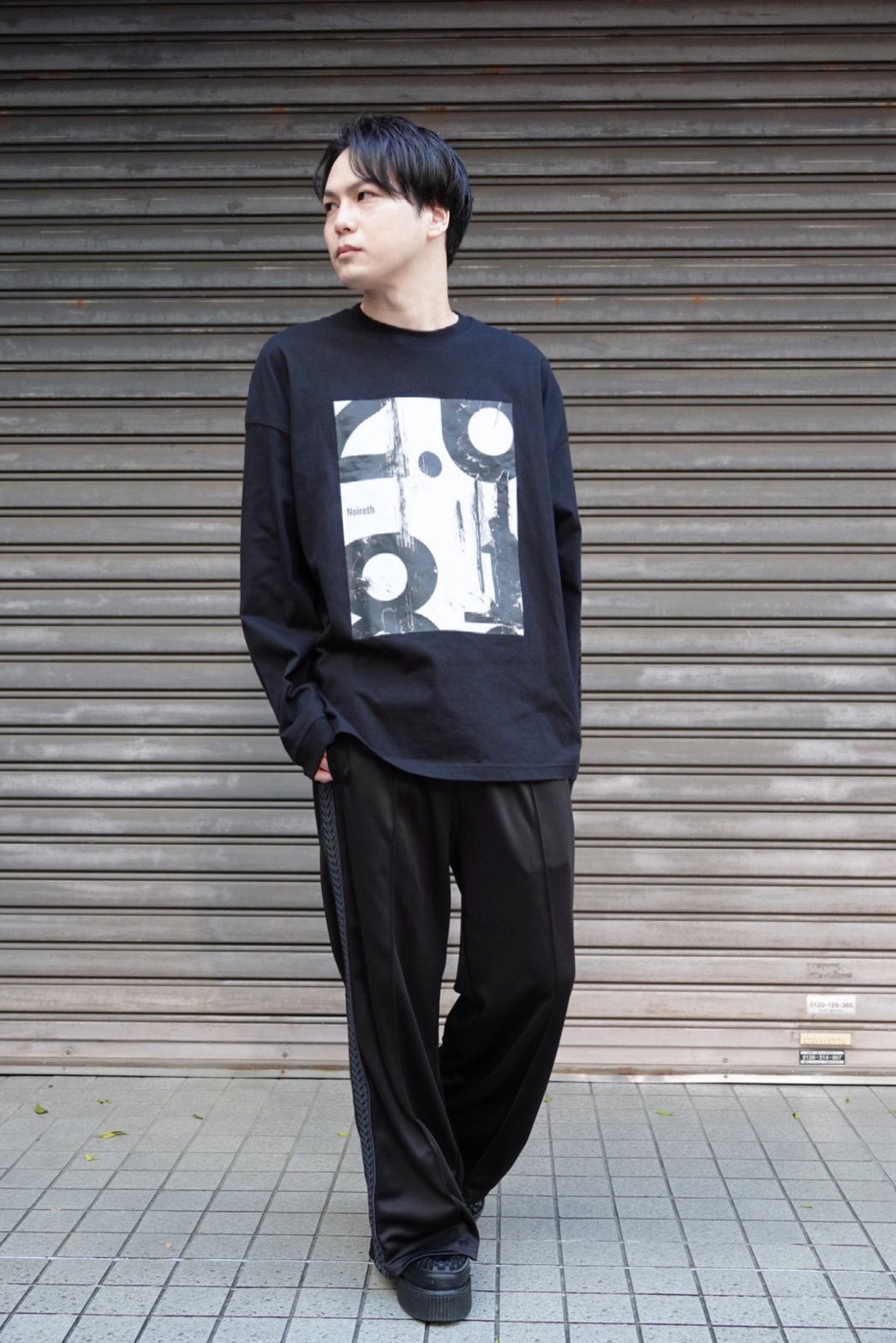 Noireth Print LS-Tee