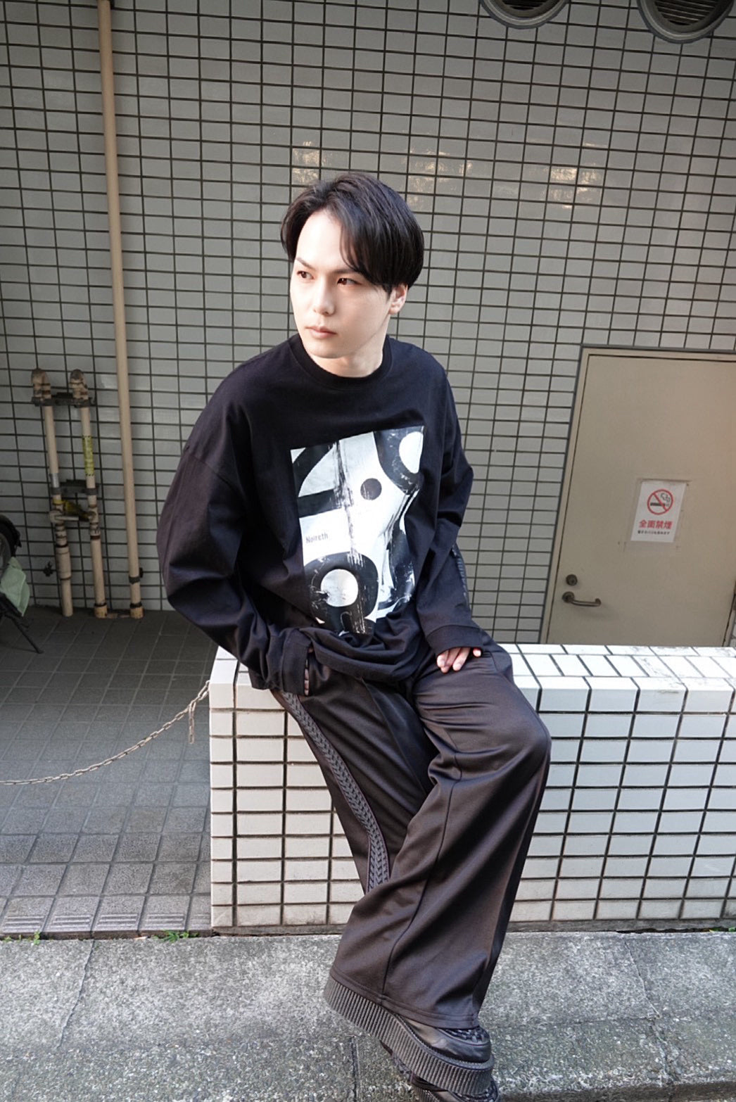 Noireth Print LS-Tee